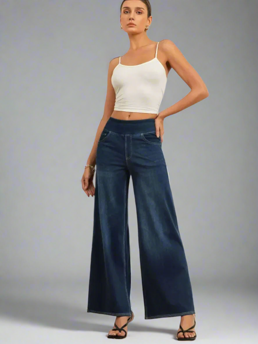 Solvivra Denim Echo Wide Leg Jeans