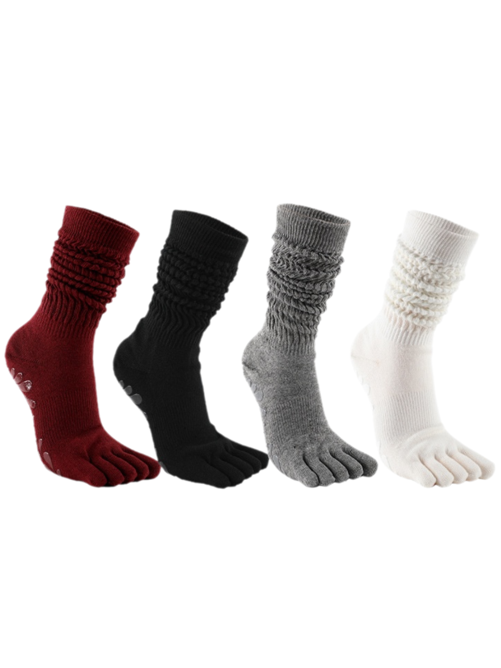 Solvivra Grip Glam Non-slip Toe Socks