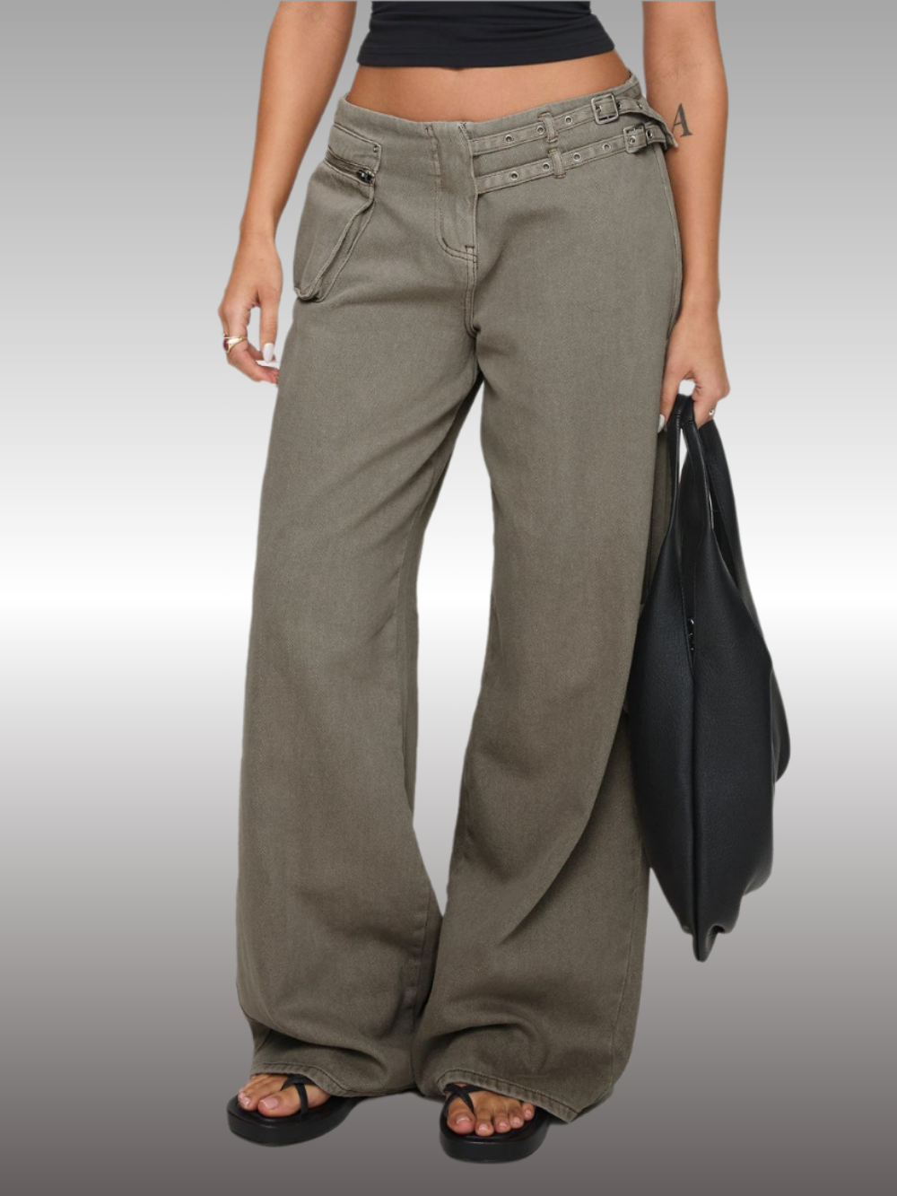 Solvivra Freedom Fit Wide Leg Pants