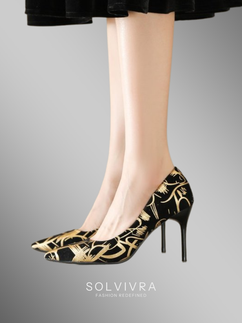 Solvivra Lustré Kitten Heels