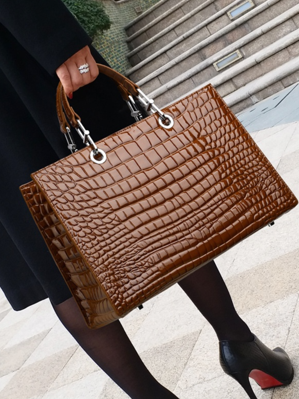 Solvivra Croc Muse Luxe Carryall