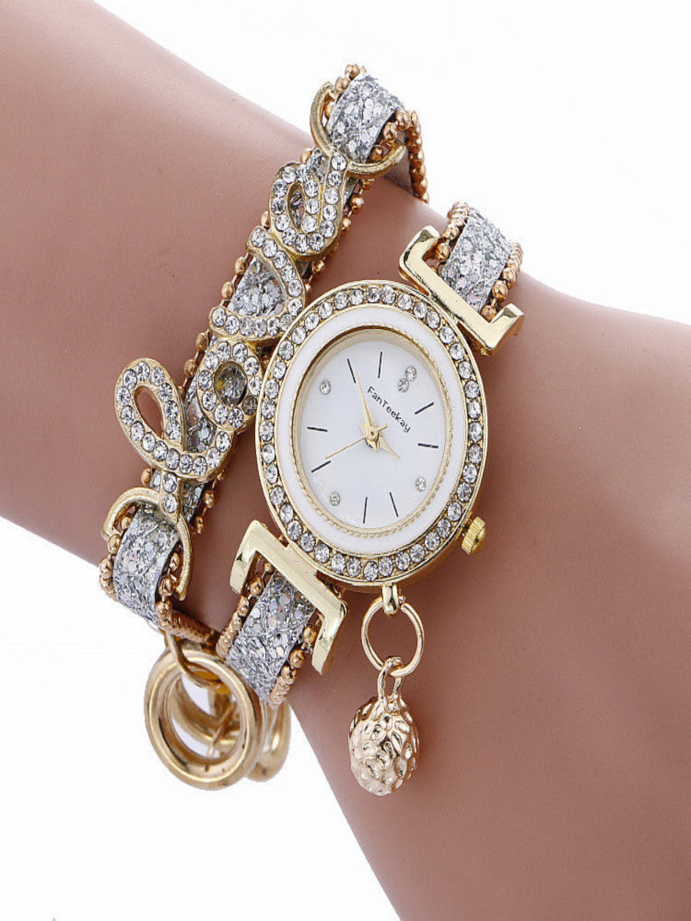 Solvivra Chained to Love Bracelet Watch