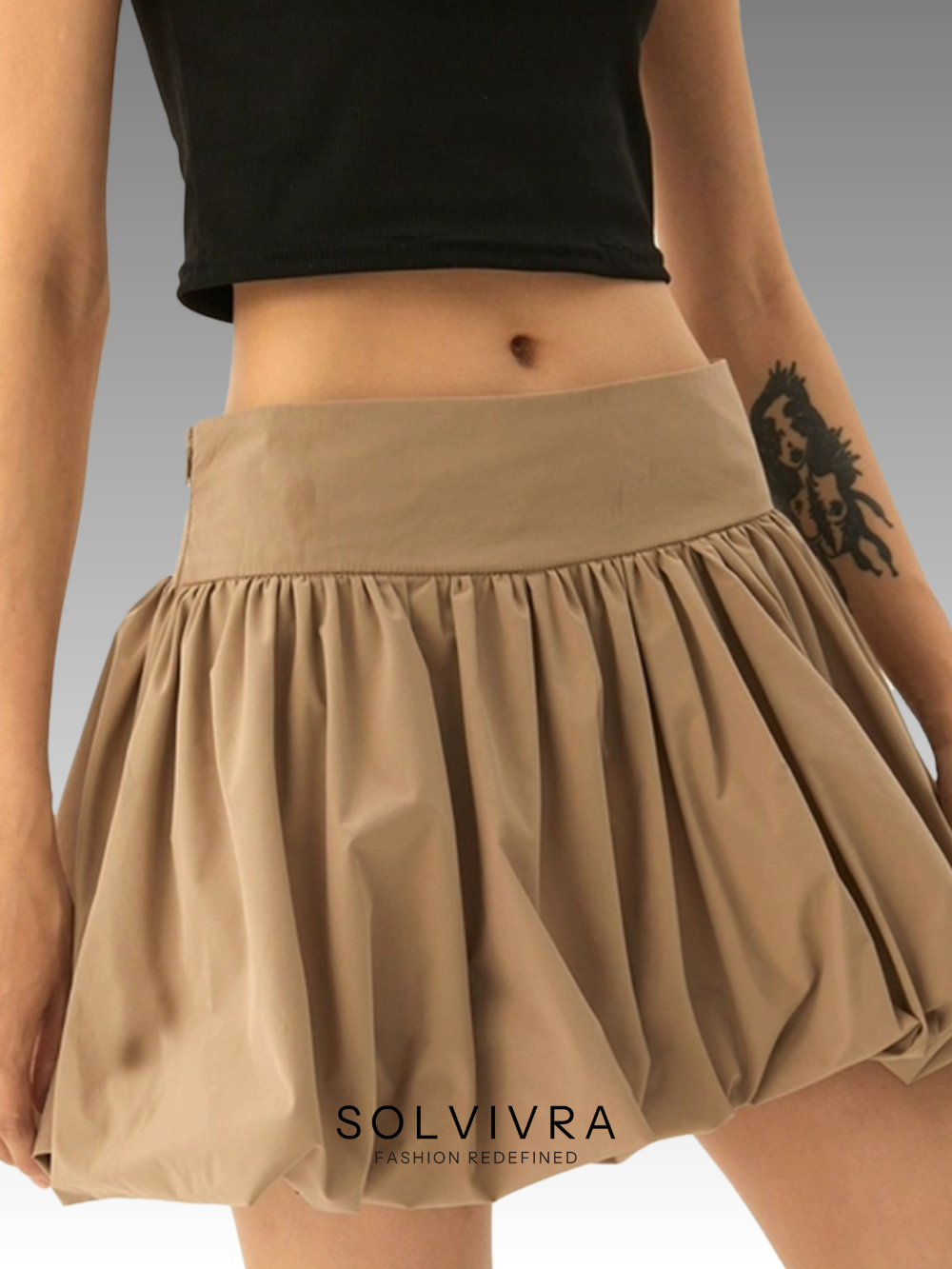 Solvivra Bubble Trouble Mini Skirt