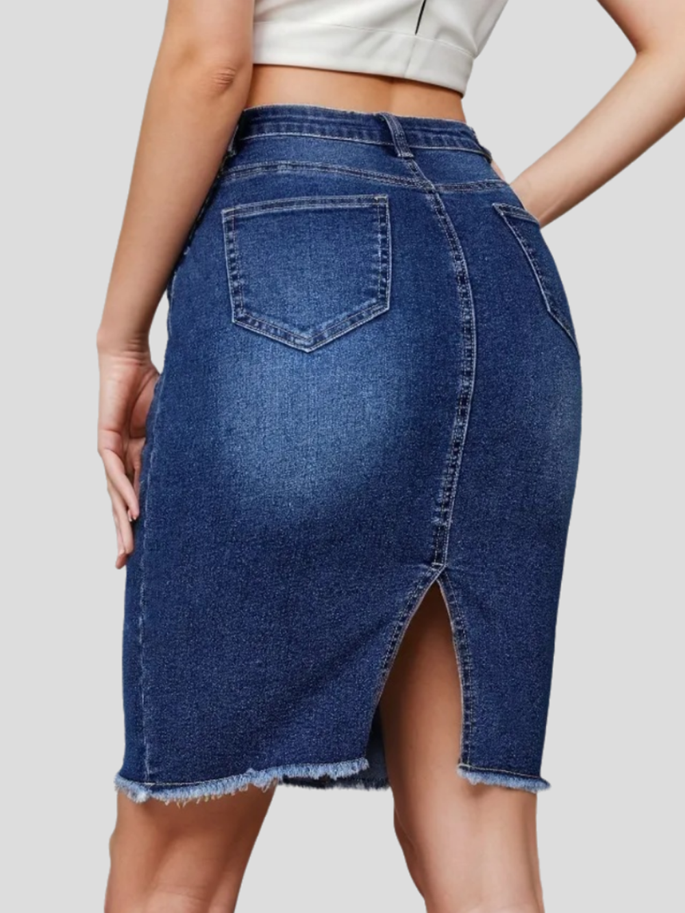 Solvivra Street Savvy Denim Skirt