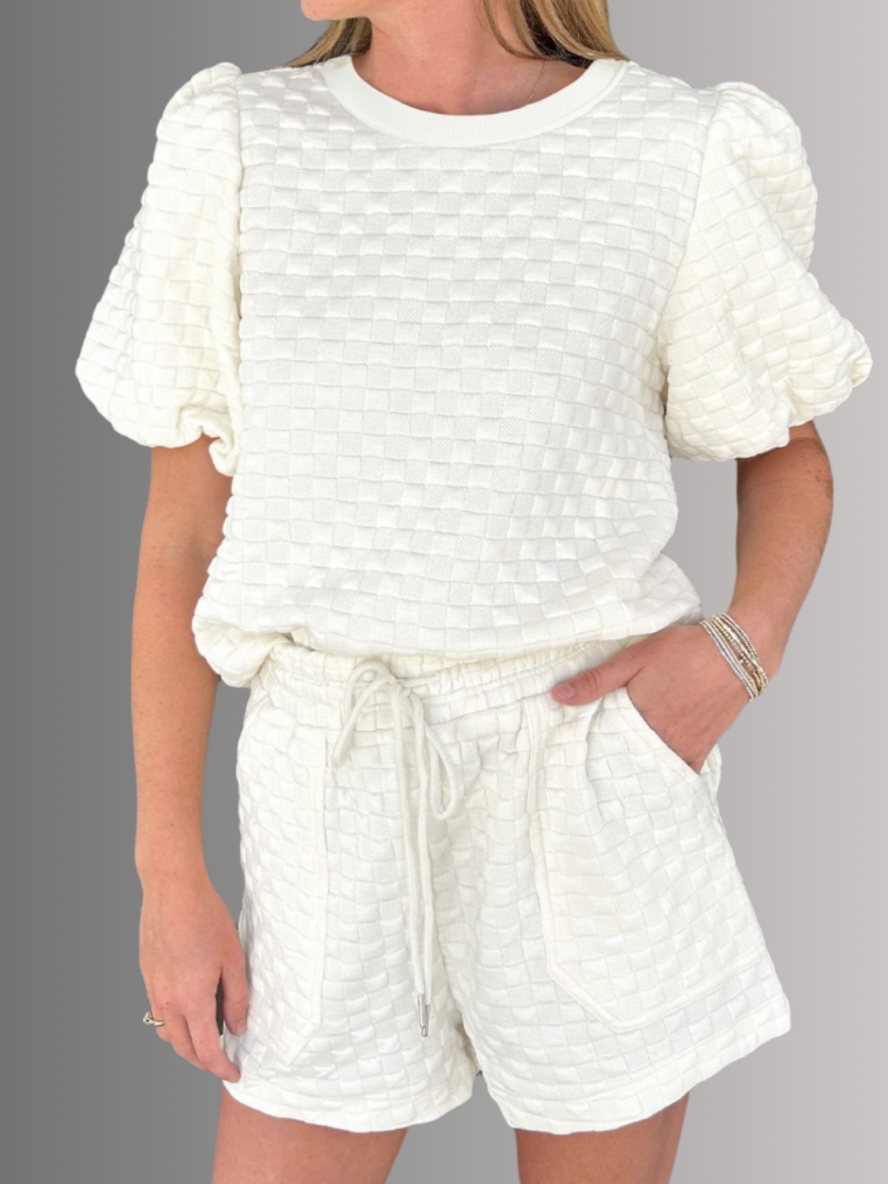 Solvivra Boxed Intentions Top and Shorts Set