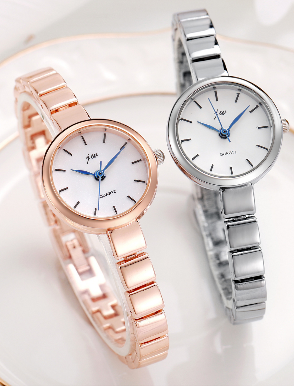 Solvivra Chrome Luxe Ladies Watch