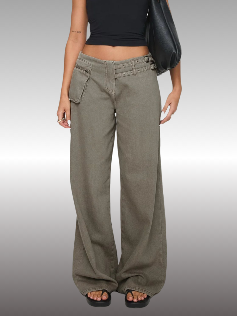Solvivra Freedom Fit Wide Leg Pants