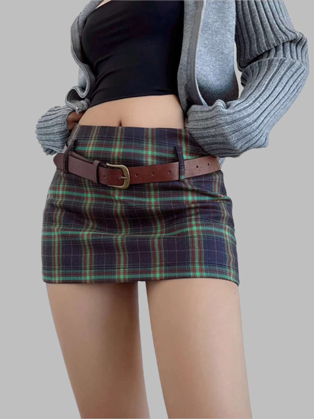 Solvivra Plaidform Retro Skirt