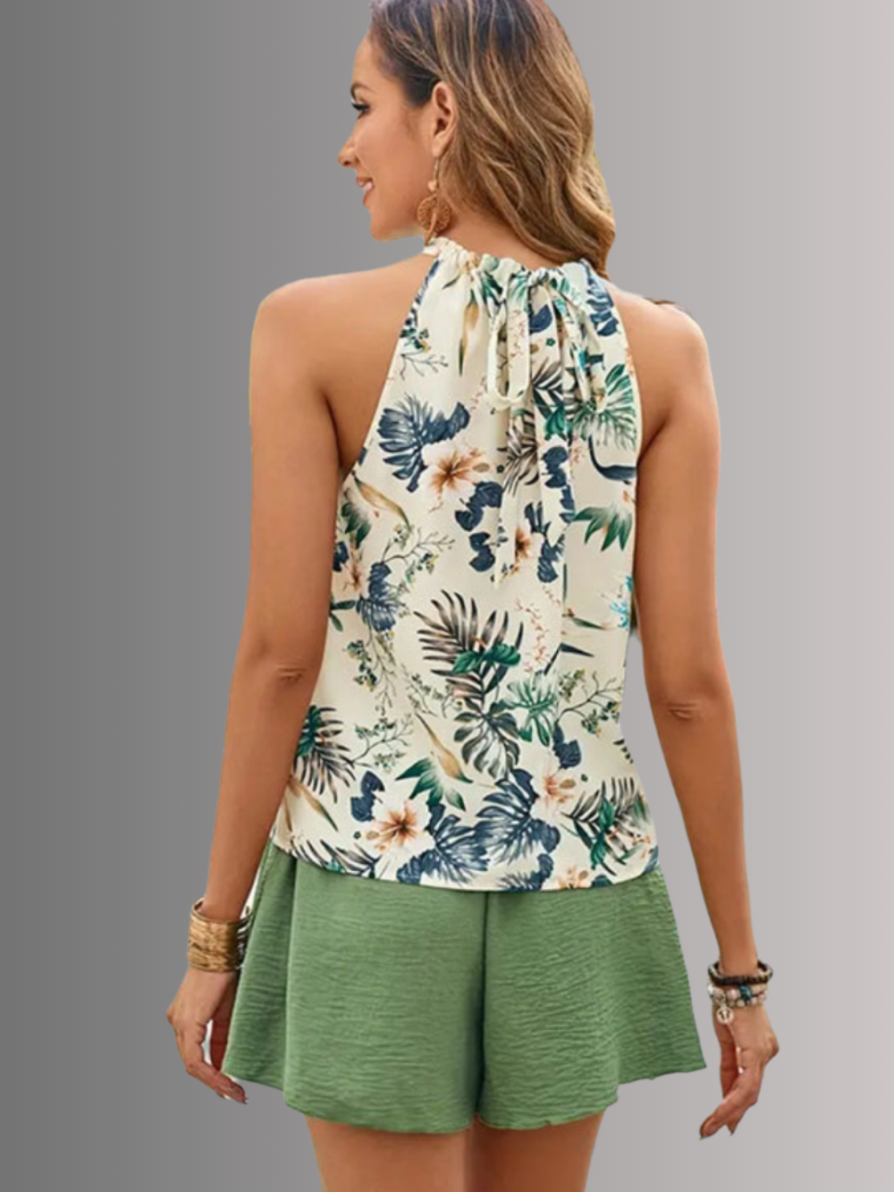 Solvivra Leafline Luxe Top and Shorts Set