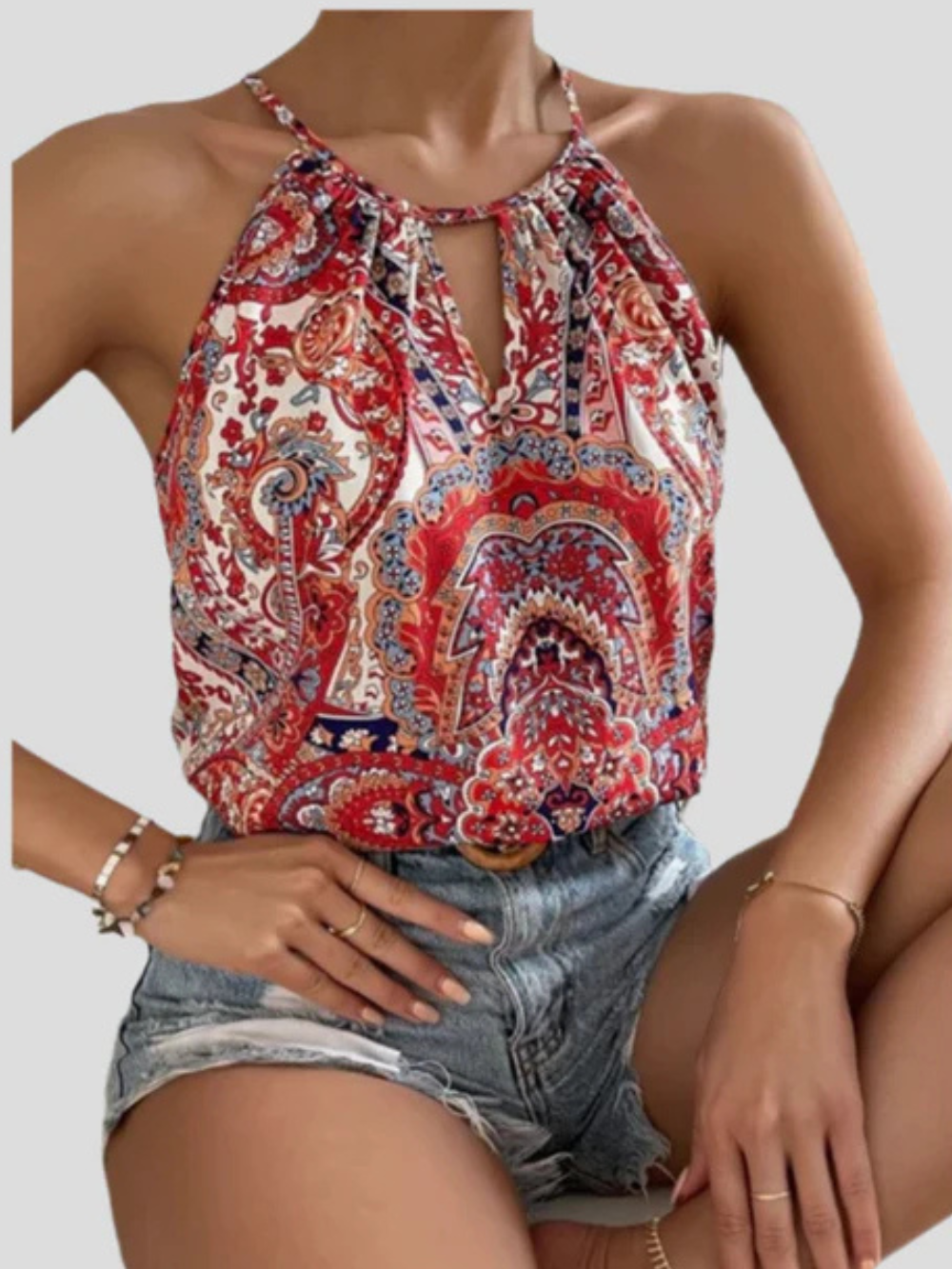 Solvivra Notch & Style Sleeveless Tank Top