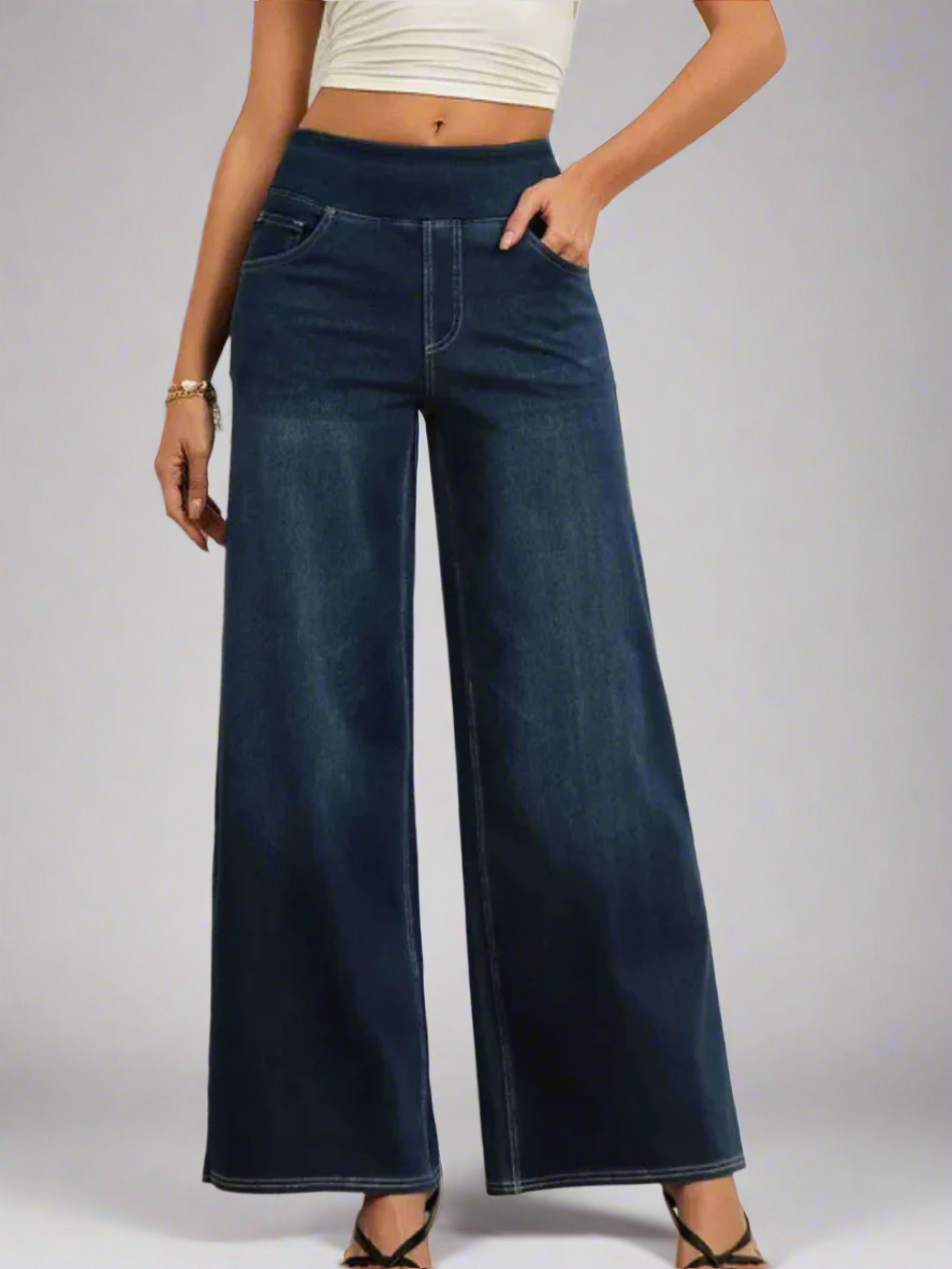 Solvivra Denim Echo Wide Leg Jeans