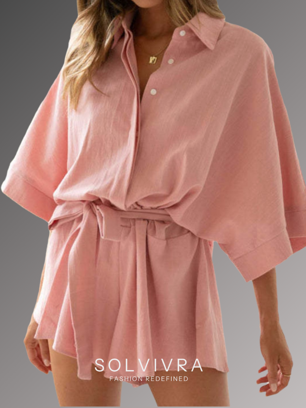 Solvivra Easy Authority Collared Romper