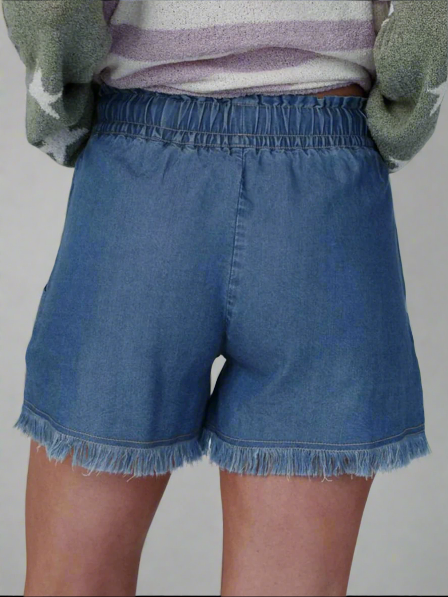 Solvivra Raw Revival Denim Shorts