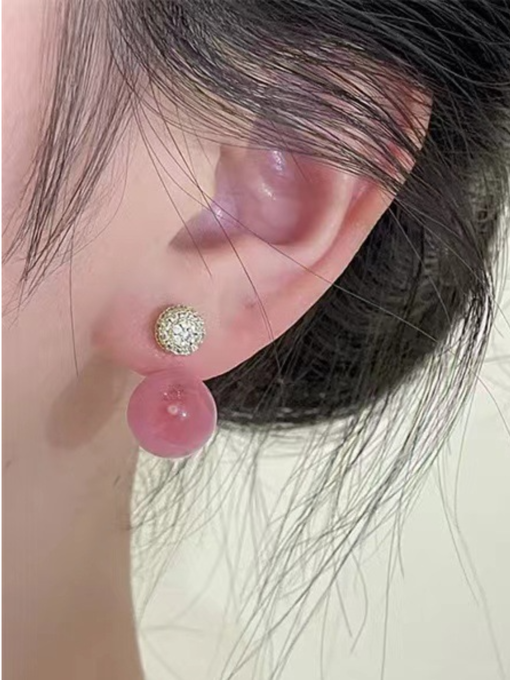 Solvivra  Sakura Glow Bead Earring