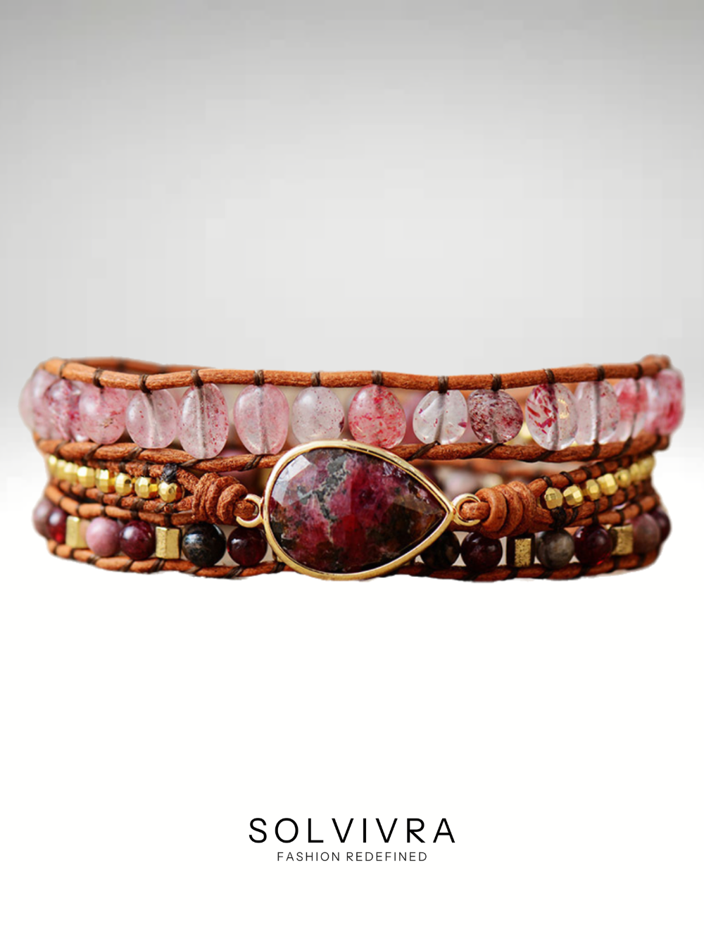 Natural Stone Layered Bracelet