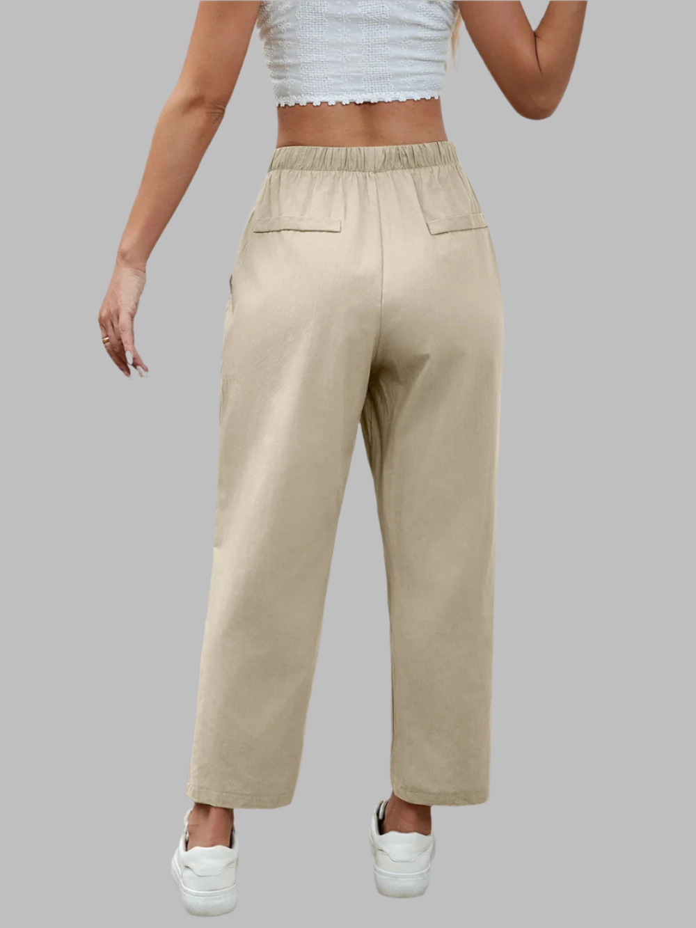 Solvivra Still Cotton Cropped Pants
