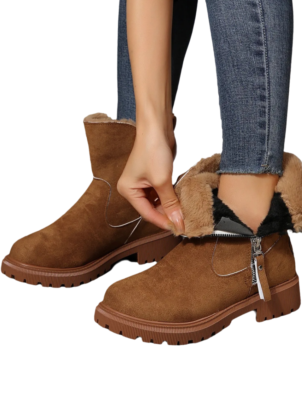 Solvivra Suede Snug Luxe Boots