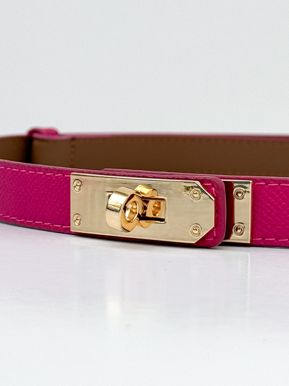 Solvivra NudeLock Thin Leather Belt