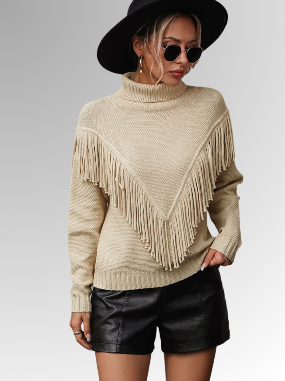 Solvivra Twist & Tassel Pullover