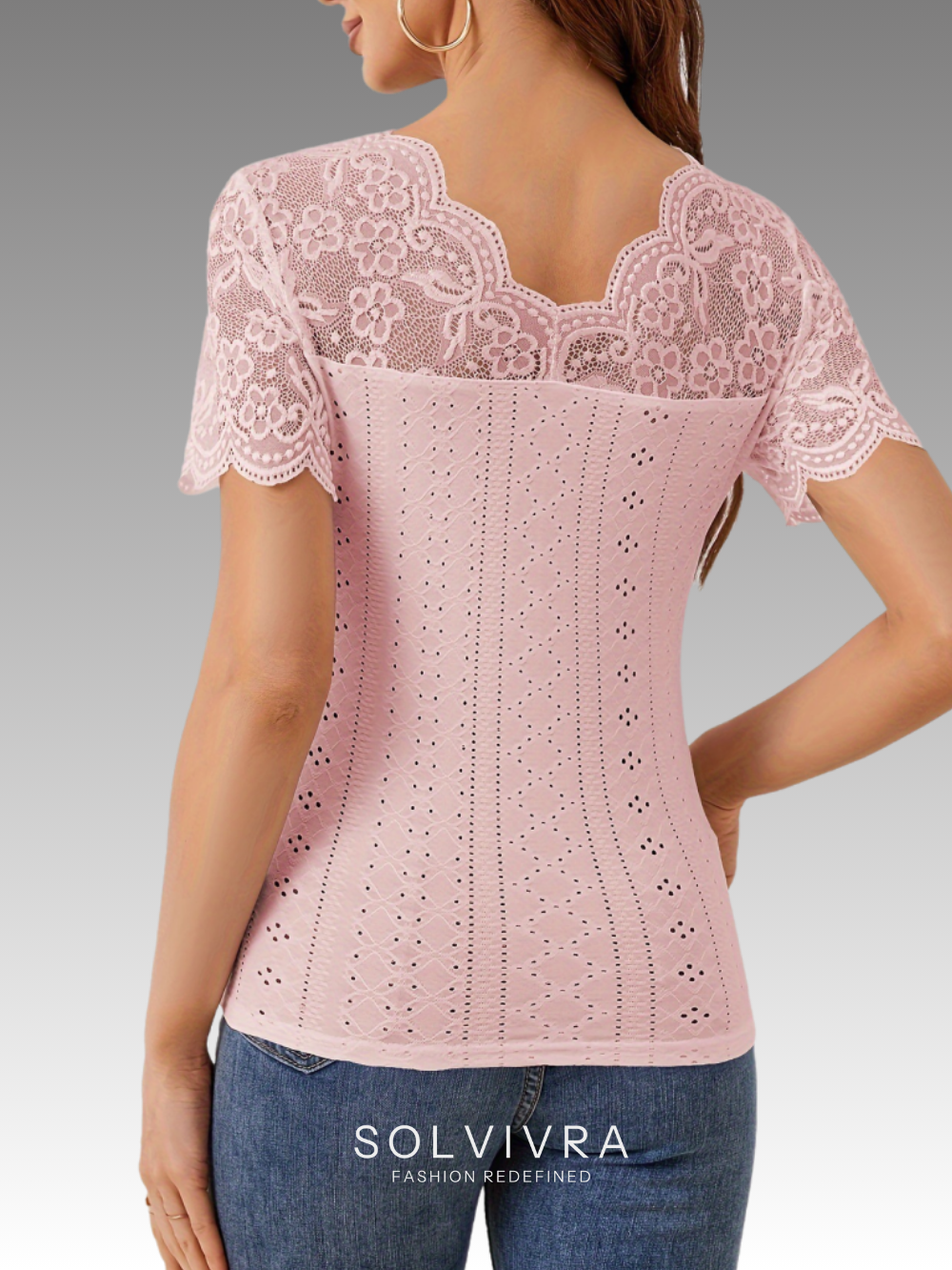 Solvivra Sommerpoesie Lace Trim Top