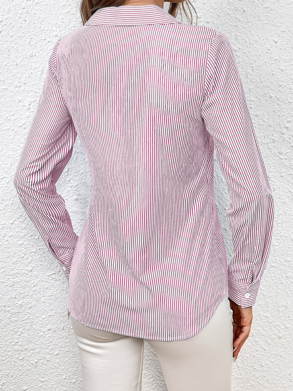 Solvivra Knotted Essence Striped Blouse