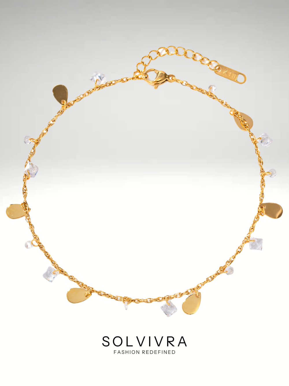 Solvivra Sparkle Trail Anklet
