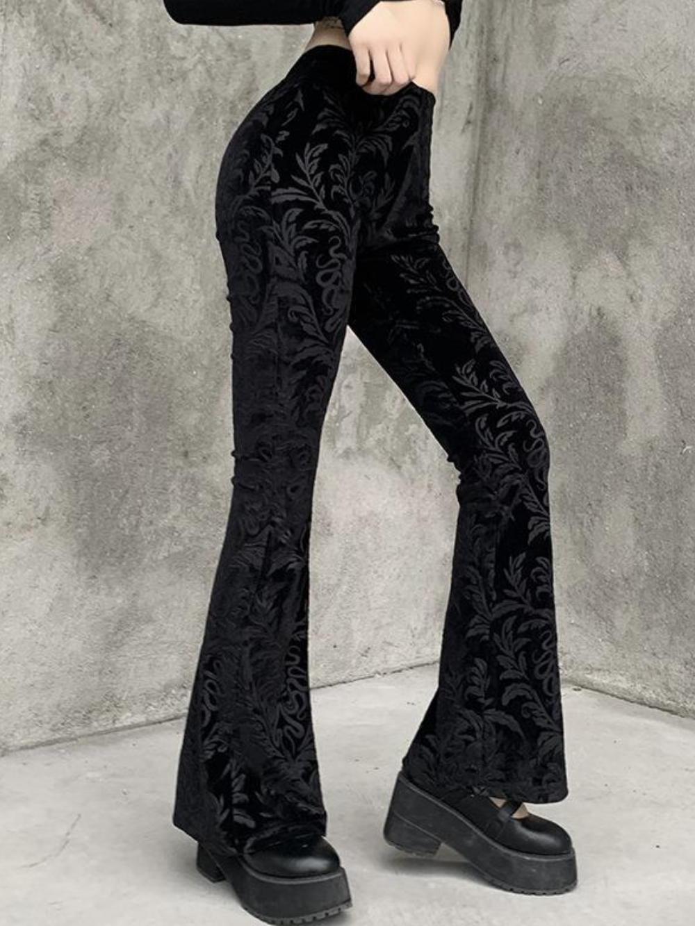 Solvivra Charcoal Chic Trousers