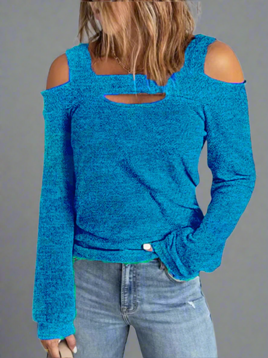 Solvivra Bare Mystique Cold Shoulder Top