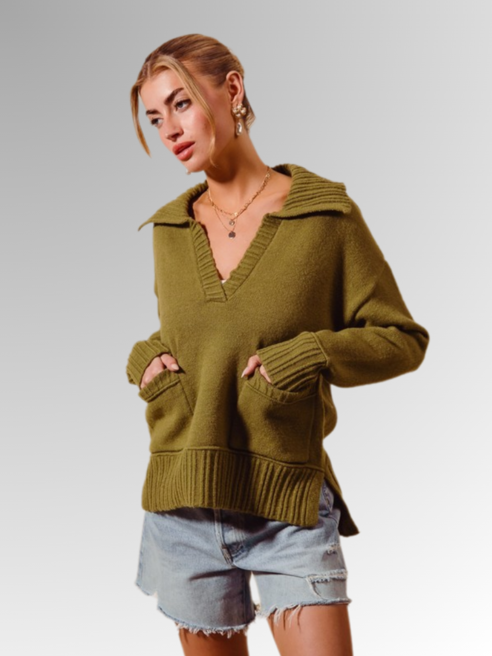 Solvivra Pocket Flap Pullover