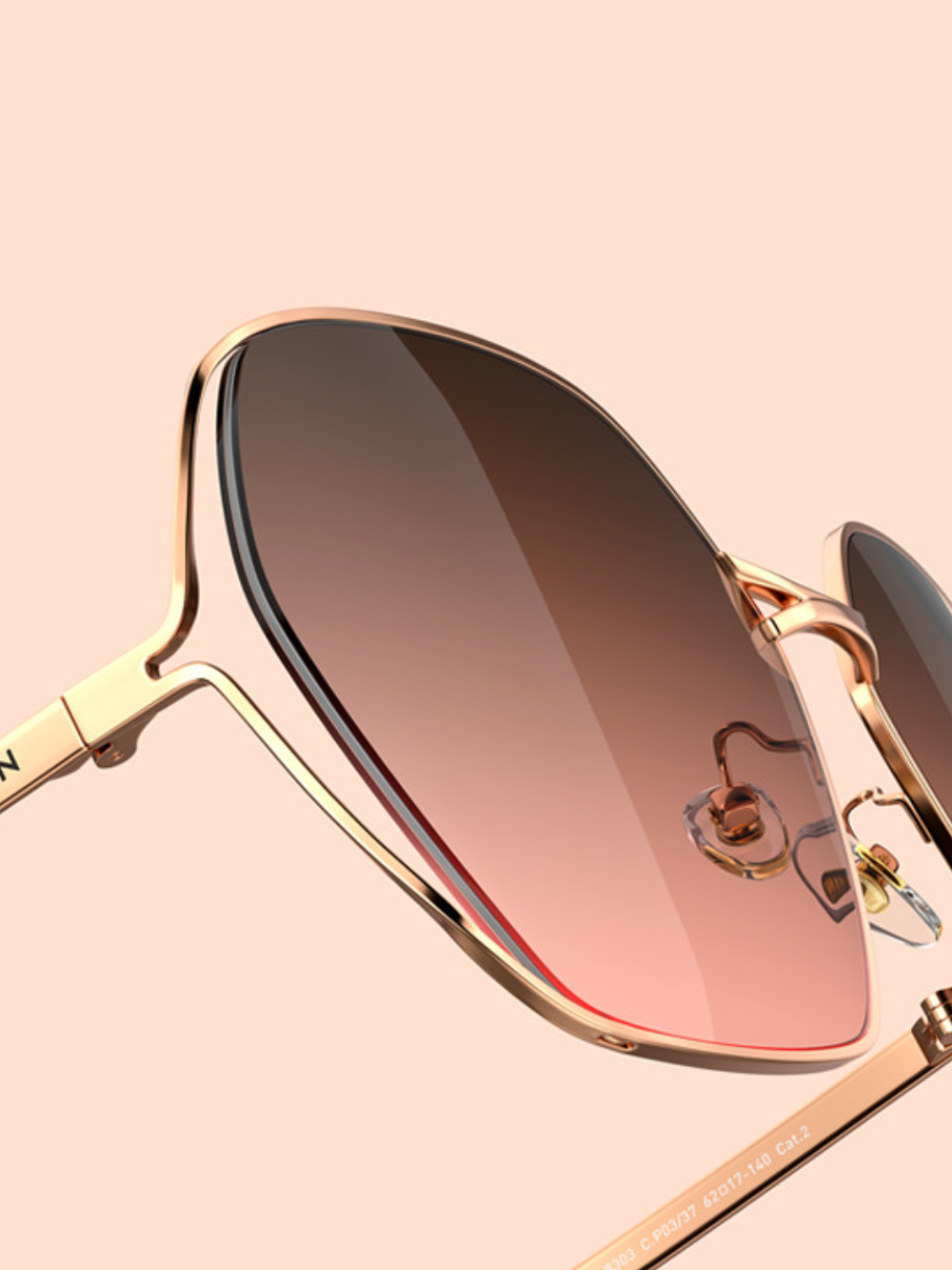 Solvivra Ombré Edge Sunglasses