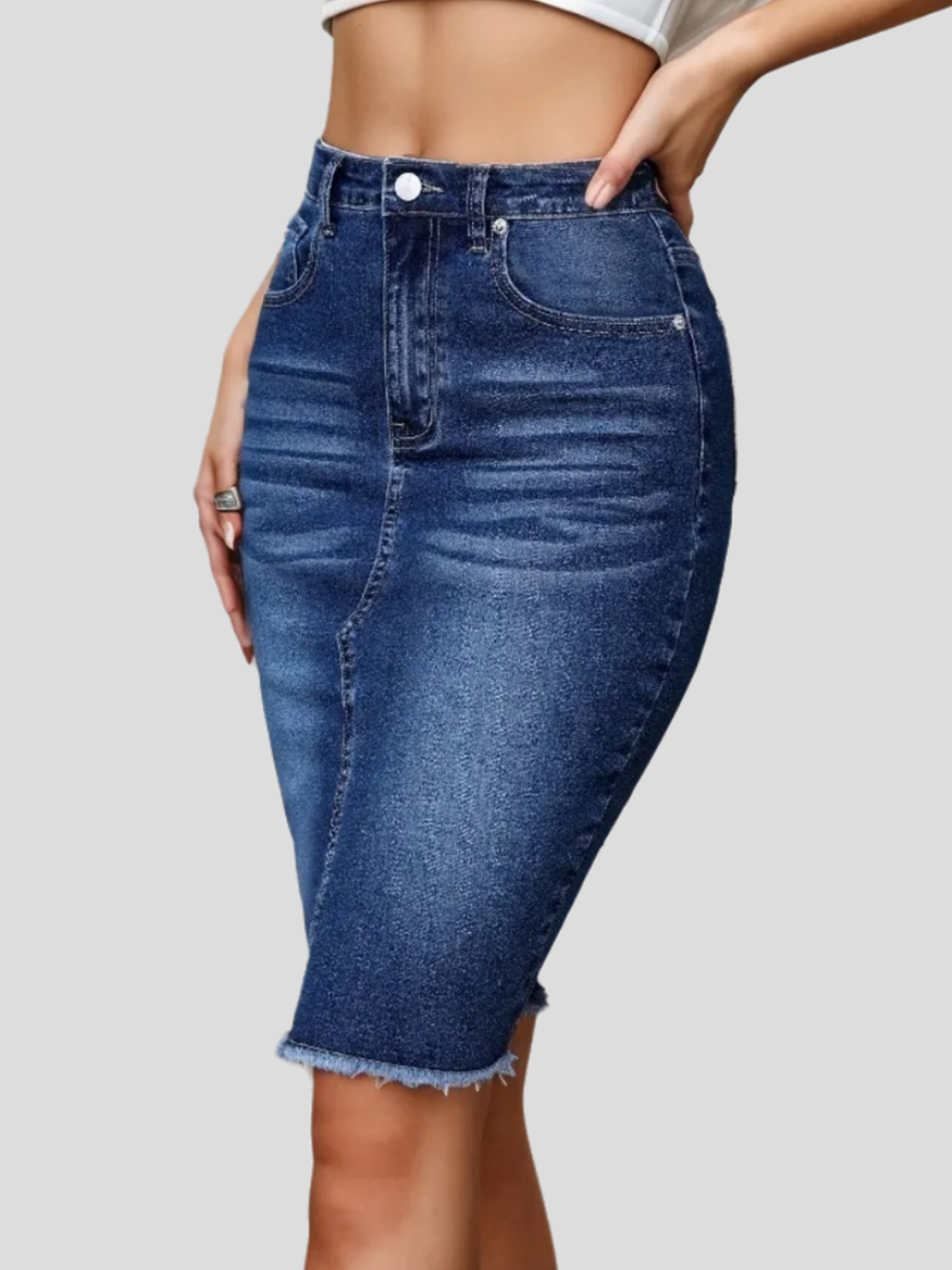 Solvivra Street Savvy Denim Skirt