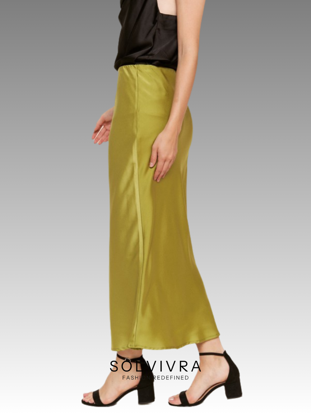 Solvivra Jade Sway Midi Skirt