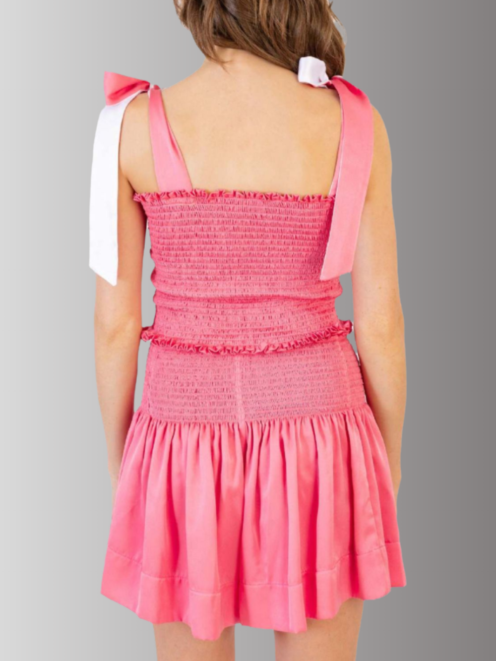 Solvivra Playful Ties Smocked Top and Shorts Set