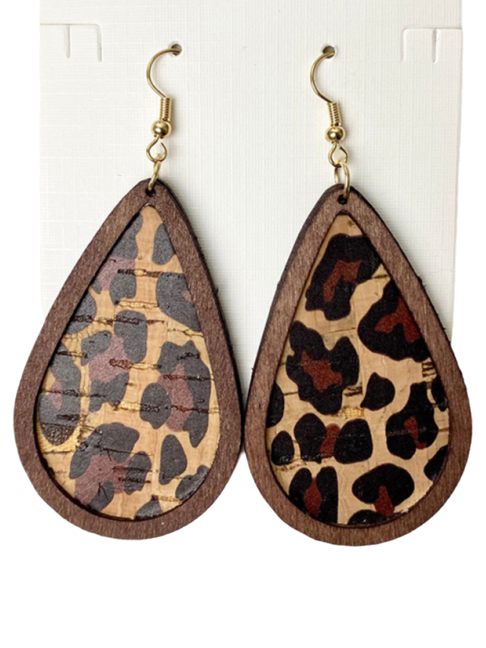 Solvivra Carved Calm Teardrop Earrings