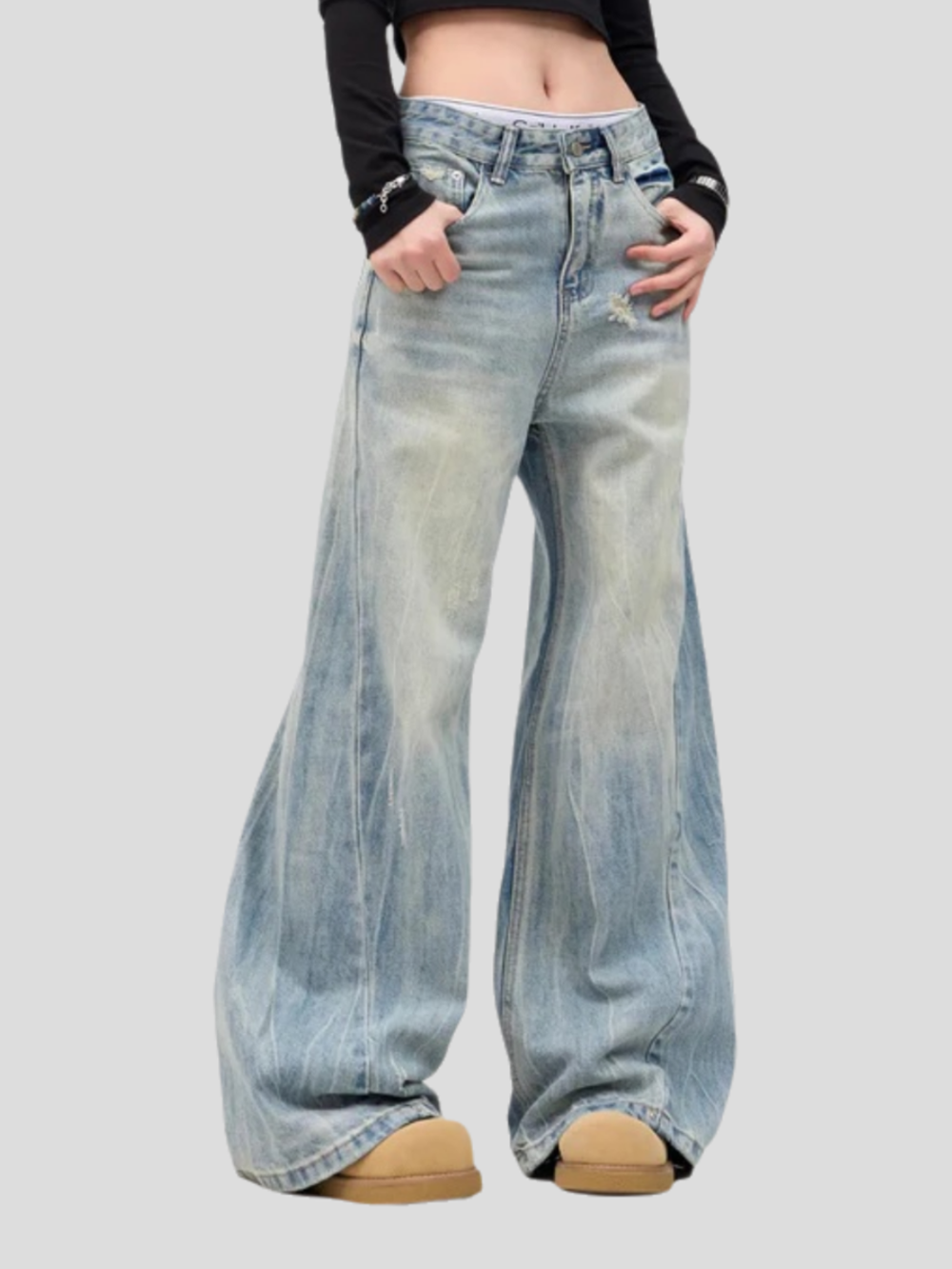 Solvivra Worn Soul Baggy Jeans