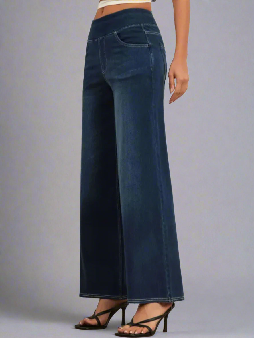Solvivra Denim Echo Wide Leg Jeans