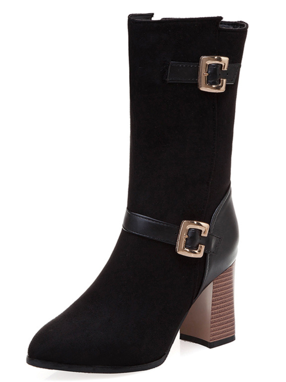 Solvivra Strapped Allure High Heel Boots