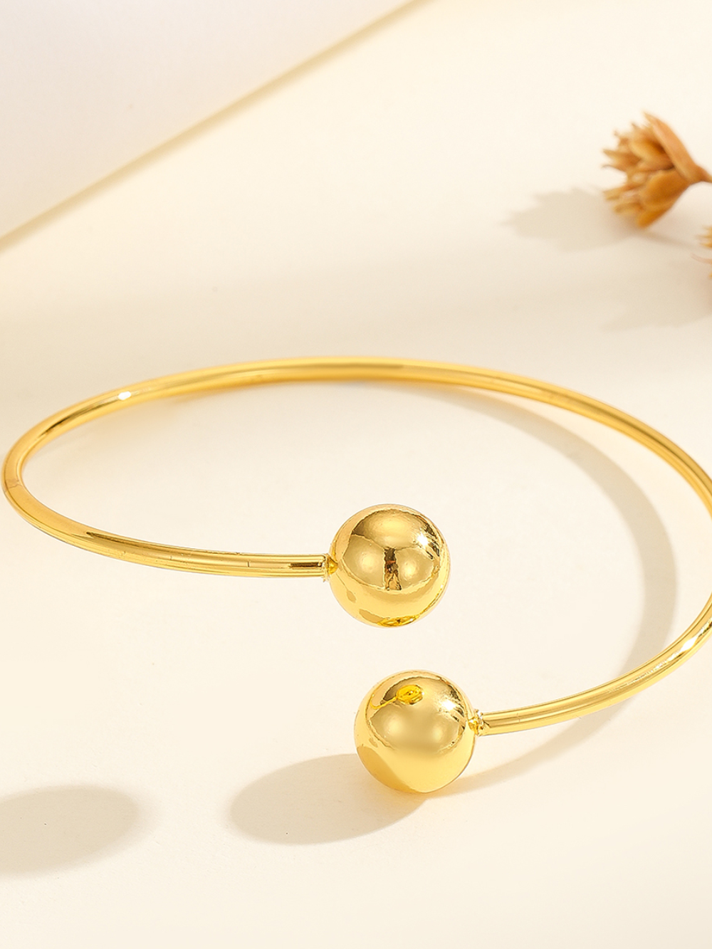 Solvivra Twin Glow Open Charm Bracelet