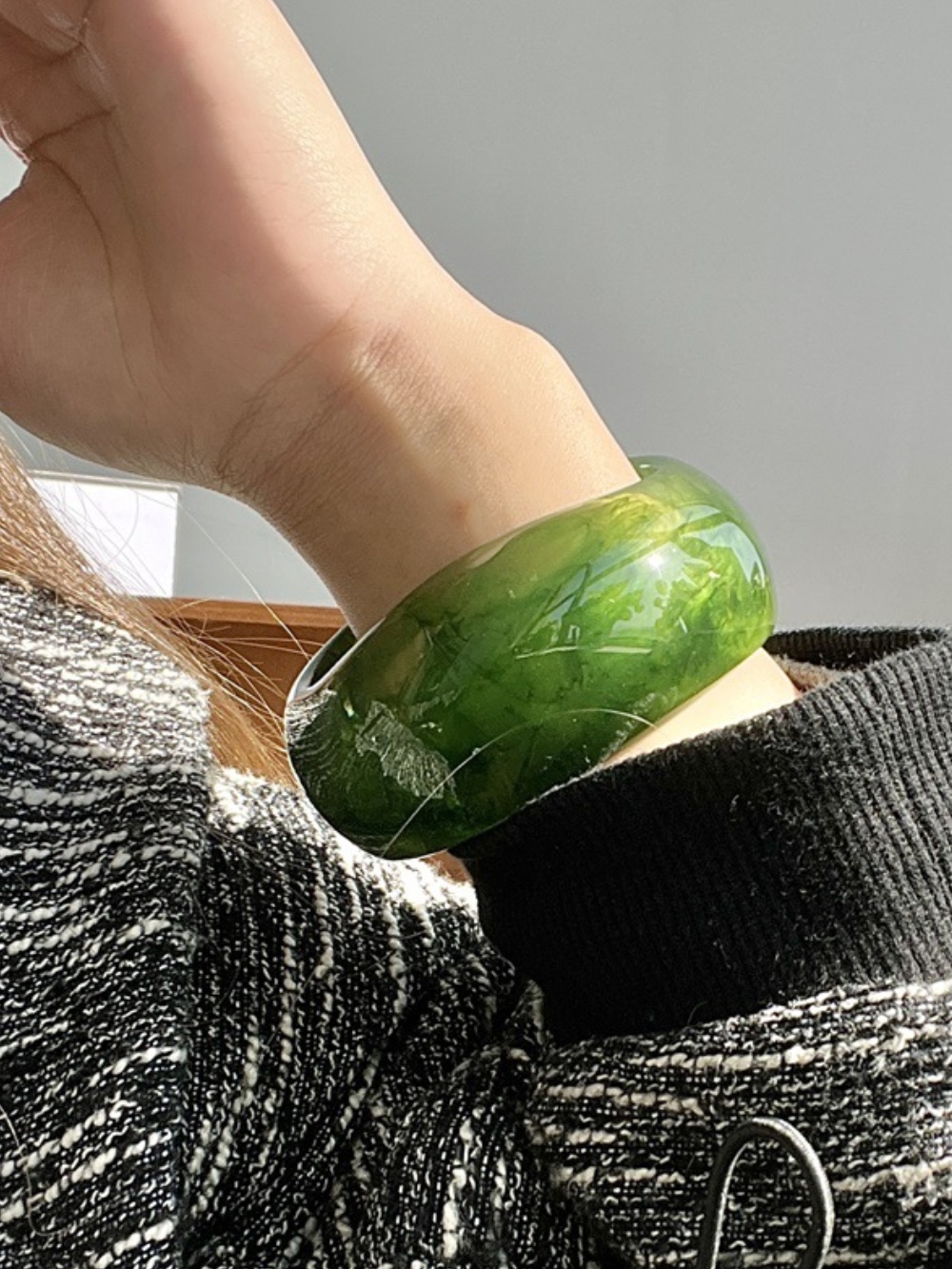 Solvivra Go Green Resin Bracelet