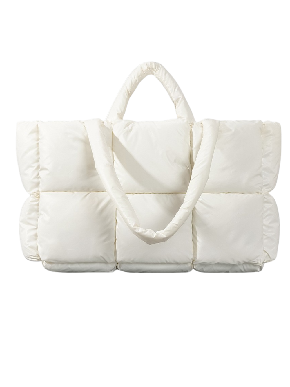 Solvivra Plush Grid Shoulder Bag