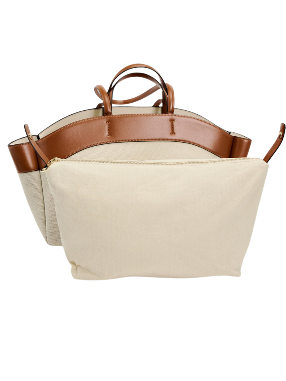 Solvivra Two-Tone Canvas Shoulder Bag