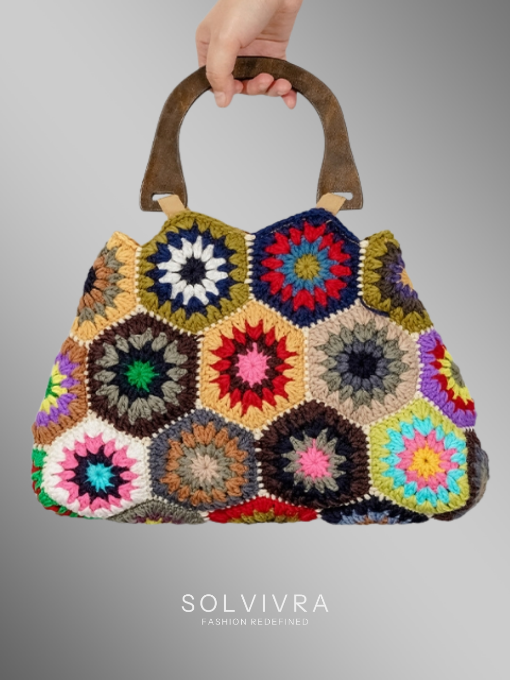 Solvivra Retro Weave Garden Tote