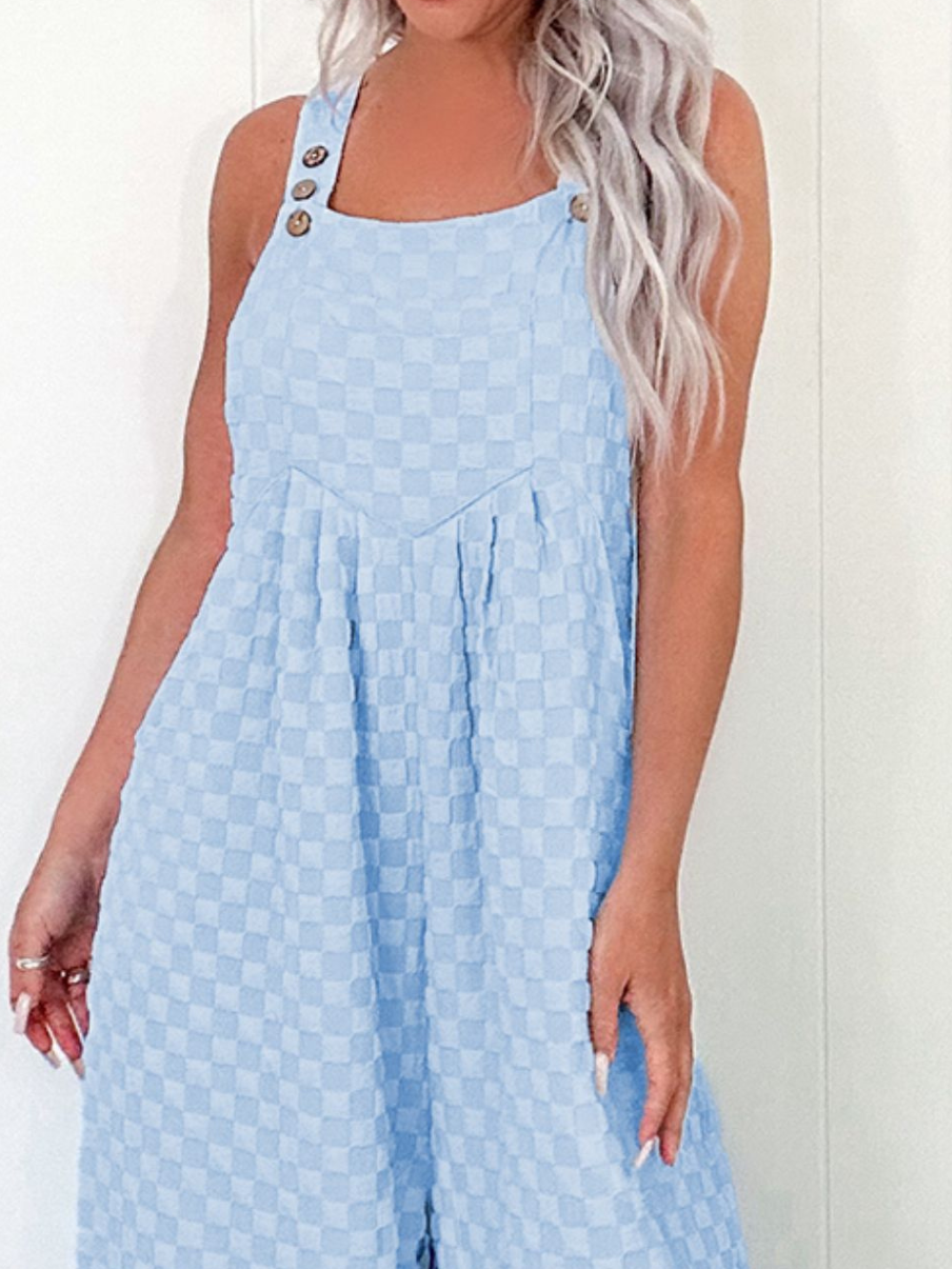 Solvivra Sky Charm Pocketed Overalls