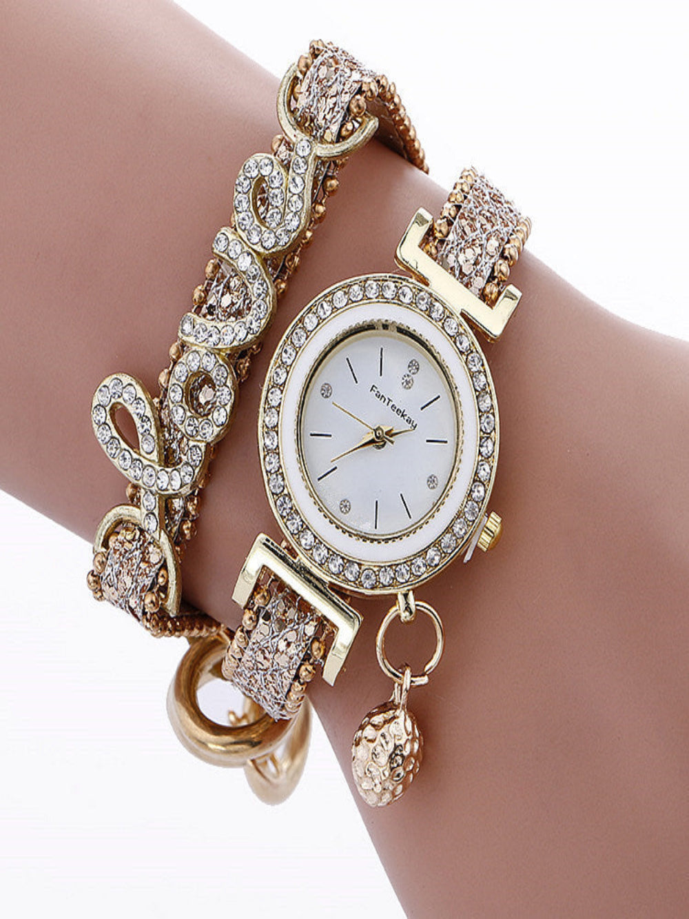 Solvivra Chained to Love Bracelet Watch