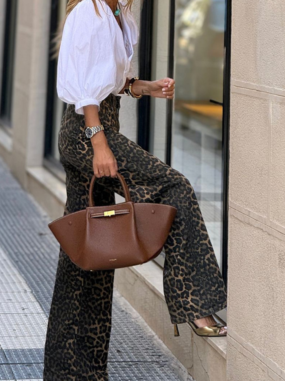 Solvivra Spotted in Style Straight Leg Trousers