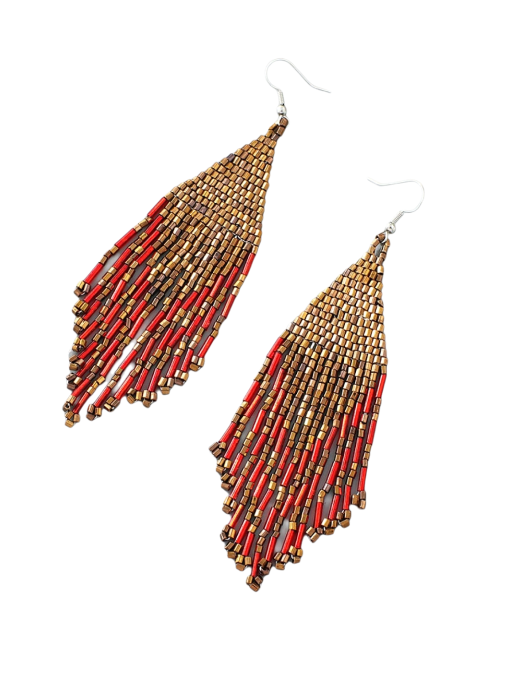 Solvivra Cascade Charm Beaded Dangle Earrings