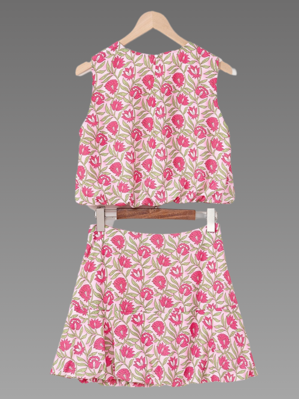 Solvivra Crop It Like It’s Hot Skirt Set