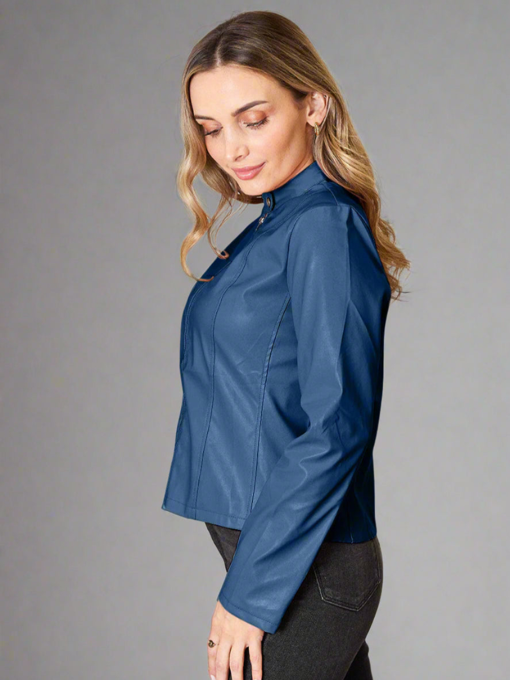Solvivra Mockneck Rebel Zip Up Jacket