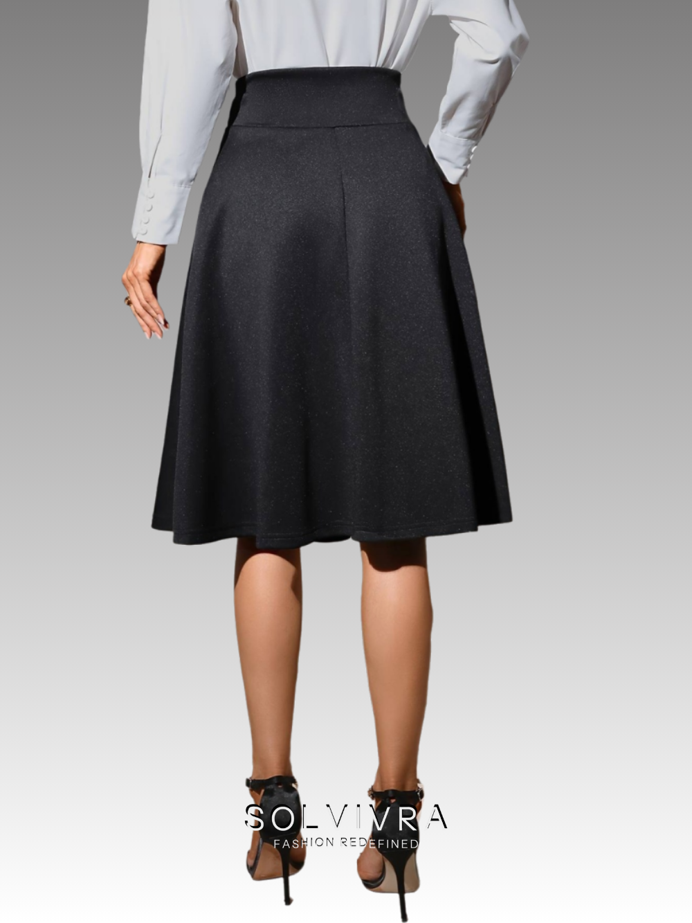 Solvivra Tie It Right Midi Skirt