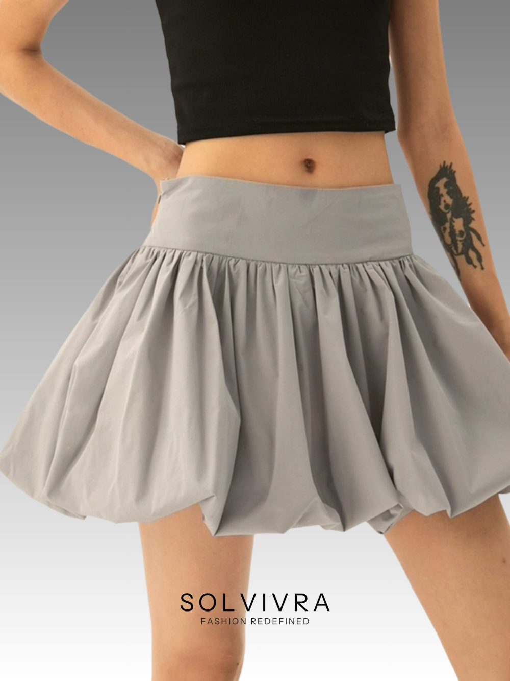 Solvivra Bubble Trouble Mini Skirt